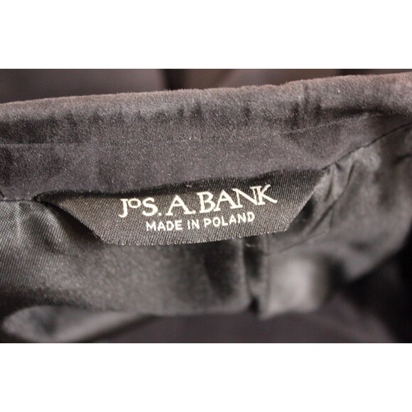 Jos A Bank Blazer Sport Coat Mens Black Micro-poly Suede 2 Btn Jacket 43L - Picture 6 of 10